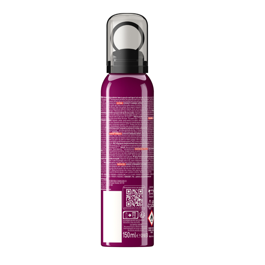Curl Expression Drying Accelerator